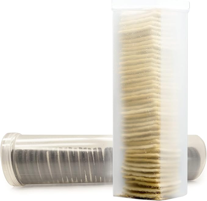 Stay Fresh™ Cracker Containers Set of 2 includes 1 Round and 1 Square Container - No Crush Saltine Cracker Container and Cookie Keeper Retain Just Opened Crispness and Flavor #36394 AM