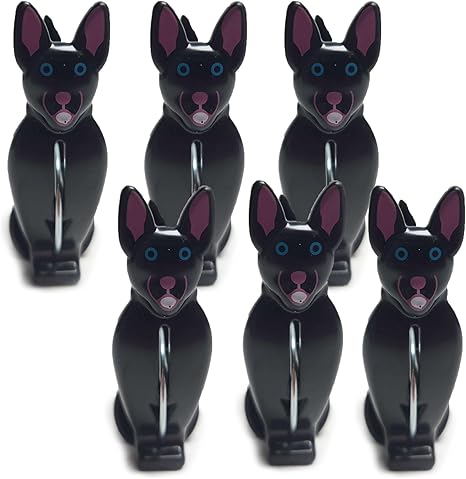 Animal Chip Clips – Kitchen Discovery – Set of 6 Cute Bag Clips for Food Storage, Laundry, and Decorative Display – Dog Clips for Treats, Snacks, Bread, Sugar, Cereal, Frozen Foods #36419
