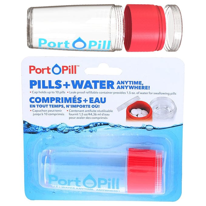 Port O Pill Portable Pill and Water Container  #33033