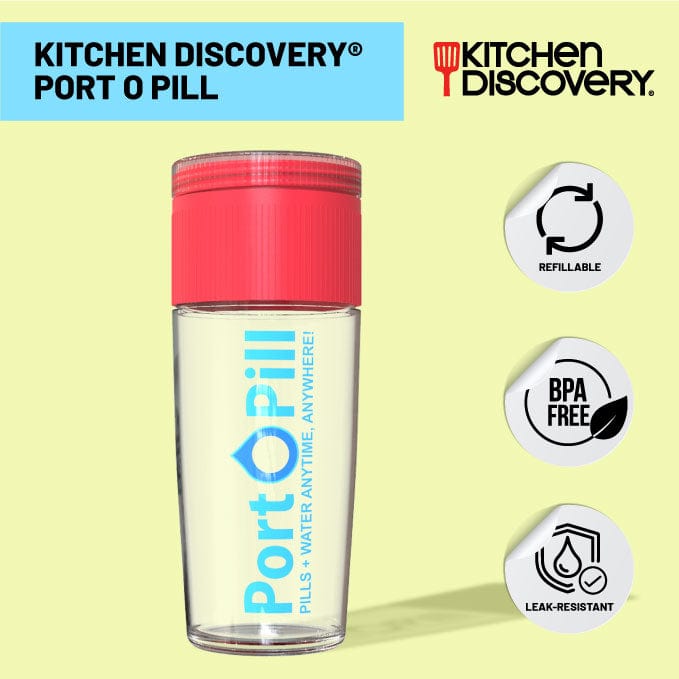 Port O Pill Portable Pill and Water Container  #33033