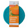 8" Chenille Woven Trivets - Set of 3 - Teal