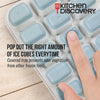 Covered Ice Tray – Kitchen Discovery – Ice Cube Tray with Lid for No Spill Filling and Odor Free Storage