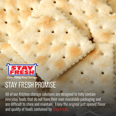 Stay Fresh Round Cracker Container