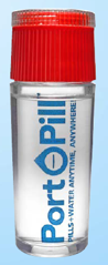 Port O Pill Portable Pill and Water Container