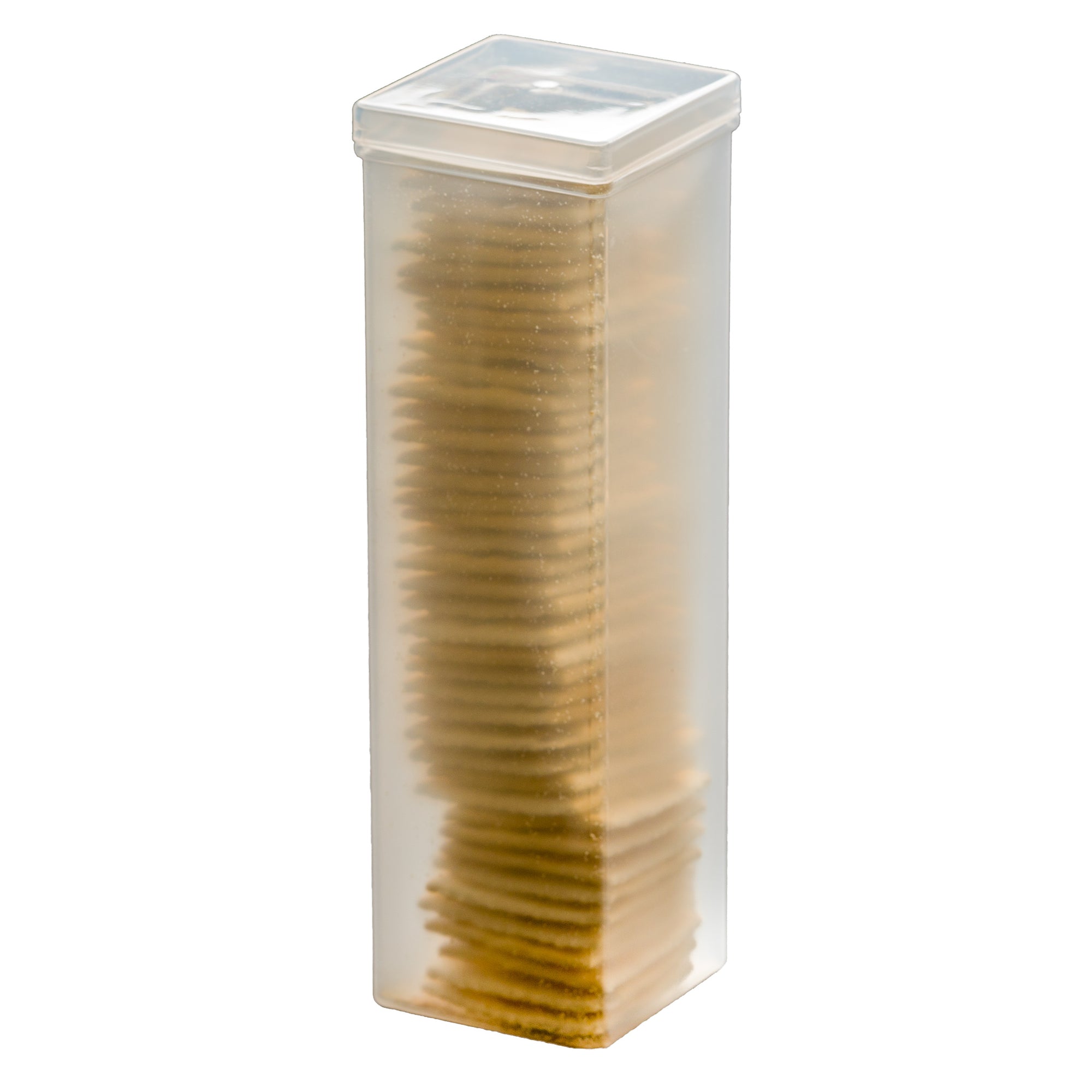 Airtight Cracker Sleeve Storage Containers - Stay Fresh Cracker Keeper,  Cookie Holder - Square Plastic Canister for Saltine Crackers, Kitchen  Pantry